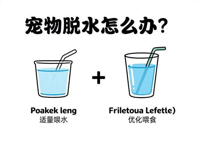 宠物脱水怎么办？适量饮水与避免过度喂食的科学指南
