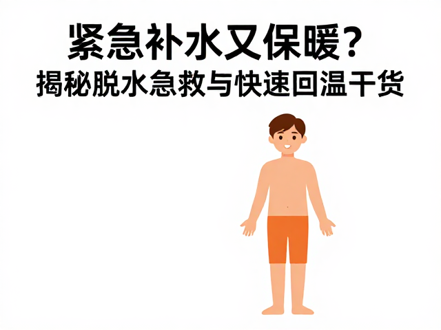 紧急补水又保暖?揭秘脱水急救与快速回温干货