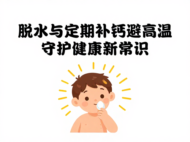 脱水与定期补钙避高温，守护健康新常识