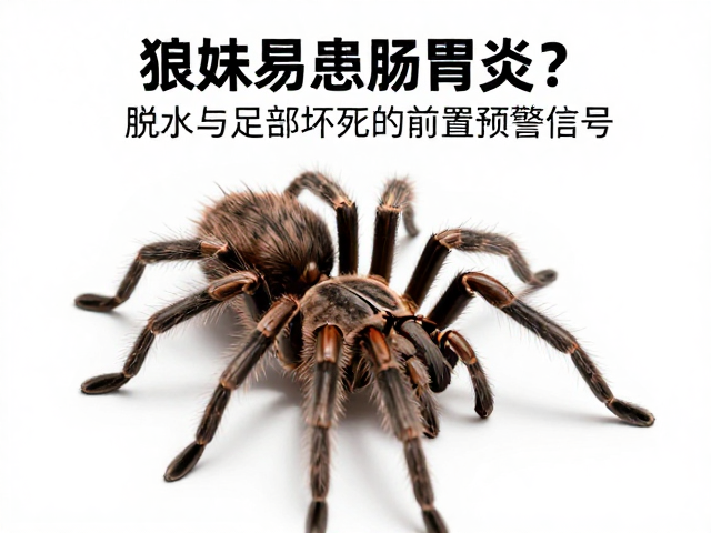 狼蛛易患肠胃炎？脱水与足部坏死的前置预警信号
