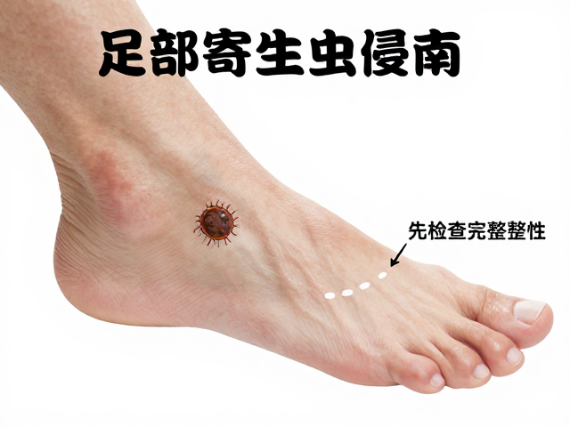 足部寄生虫侵袭？先检查完整性，脱水急救全指南