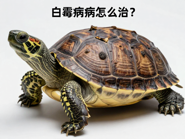 乌龟白霉病怎么治?脱水真菌感染,避免过量喂食是关键