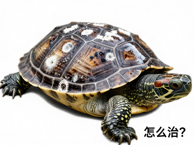 乌龟白霉病怎么治?脱水真菌感染,避免过量喂食是关键