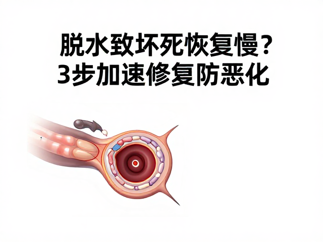 脱水致坏死恢复慢？警惕代谢紊乱，3步加速修复防恶化
