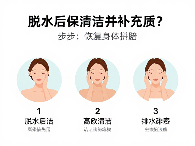 脱水后如何保持清洁并补充钙质？3步恢复身体活力