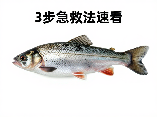 鱼身起白霉黑斑？水温过低引发脱水，3步急救法速看