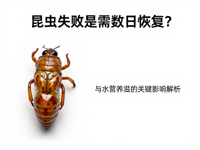 昆虫蜕皮失败需数日恢复?脱水与营养添加剂的关键影响解析