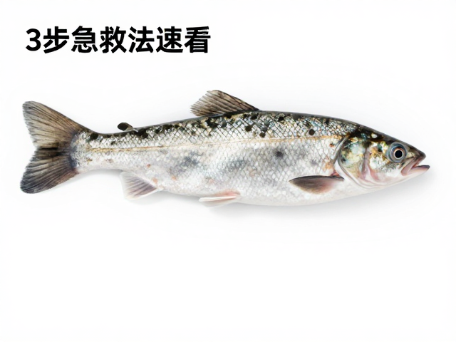 鱼身起白霉黑斑？水温过低引发脱水，3步急救法速看