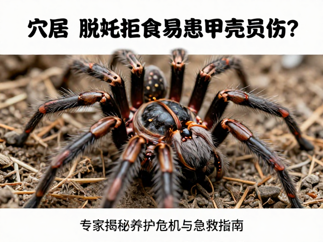 穴居蛛脱水拒食易患甲壳损伤？专家揭秘养护危机与急救指南