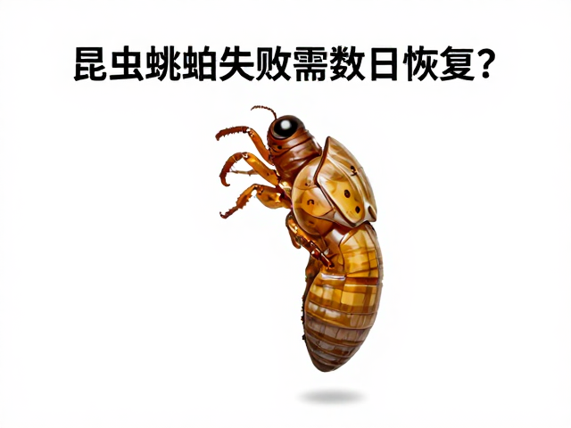 昆虫蜕皮失败需数日恢复？脱水与营养添加剂的关键影响解析