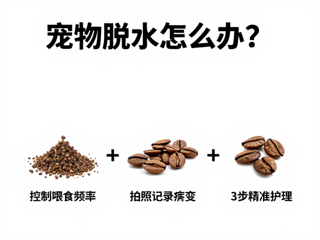 宠物脱水怎么办？控制喂食频率，拍照记录病变，3步精准护理