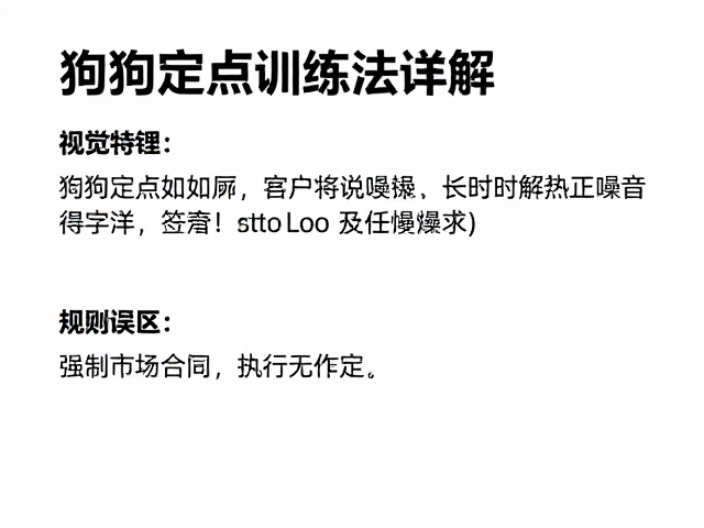 狗狗定点如厕与噪音脱敏，短时高频训练法详解