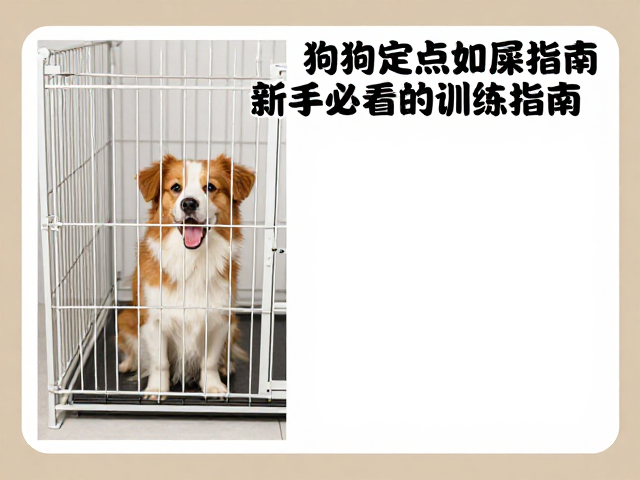 狗狗定点如厕难？围栏笼子，耐心引导，新手必看的训练指南