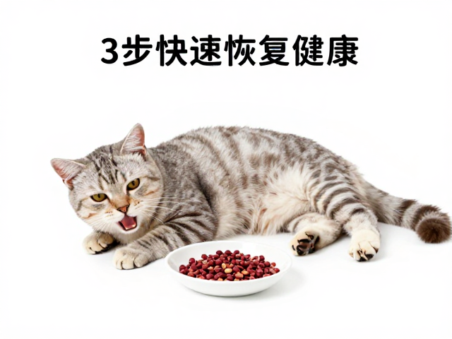 猫咪呕吐脱水？保持清洁，控食，3步快速恢复健康