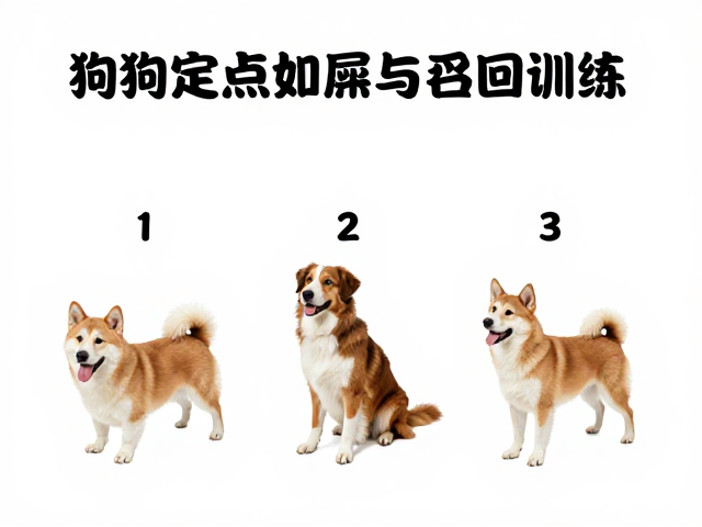 狗狗定点如厕与召回训练,3步搞定复杂指令组合,新手必看
