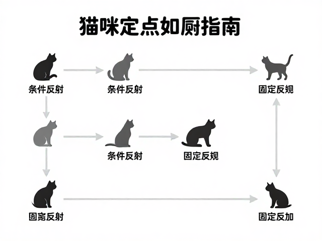 猫咪定点如厕指南,环境安静,复杂指令组合训练法