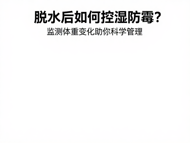 脱水后如何控湿防霉？监测体重变化助你科学管理