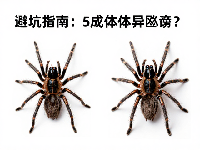 避坑指南，幼蛛与成体差异混淆？看品相标准与颜色过渡