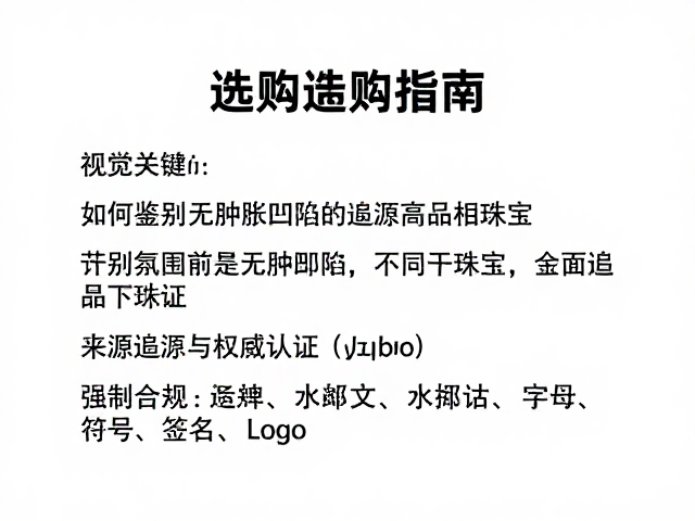 选购指南，如何鉴别无肿胀凹陷的可靠来源高品相珠宝