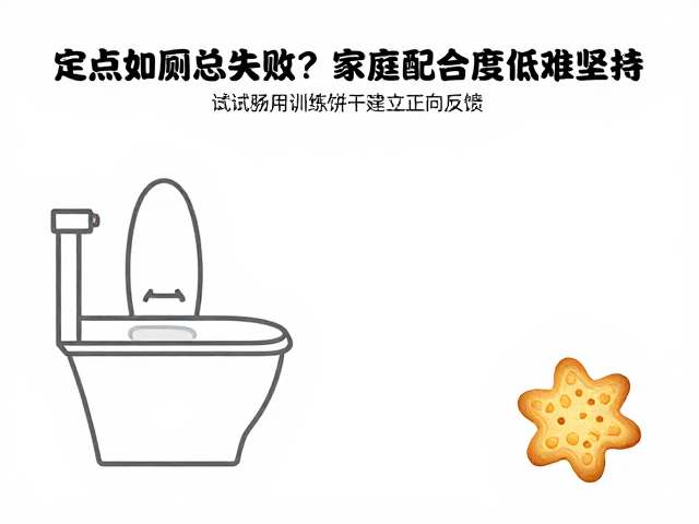 定点如厕总失败?家庭配合度低难坚持,试试用训练饼干建立正向反馈
