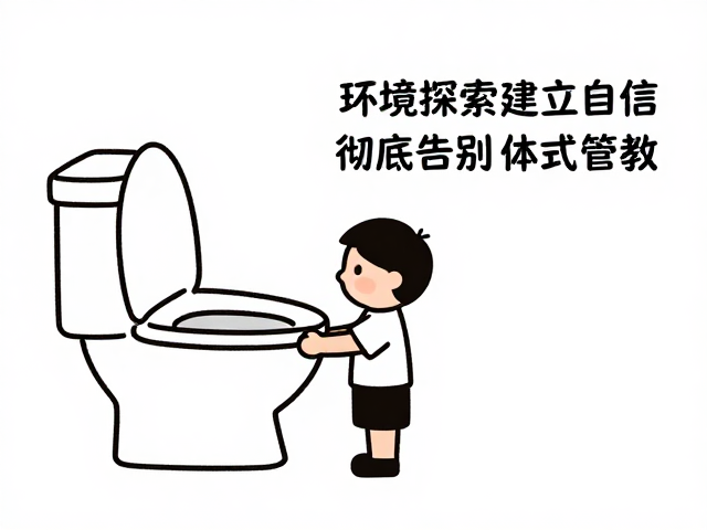 定点如厕难?用环境探索建立自信,彻底告别体罚式管教