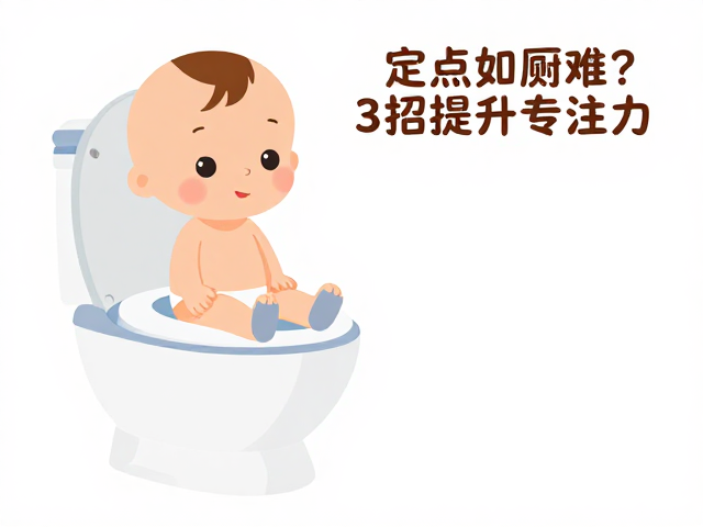 宝宝定点如厕难?3招提升专注力,告别环境探索,建立自信习惯