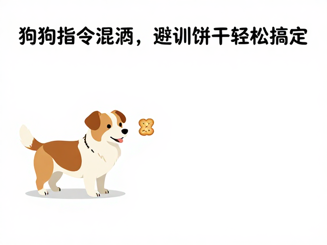 狗狗定点如厕总失败?避开指令混淆,选对训练饼干轻松搞定