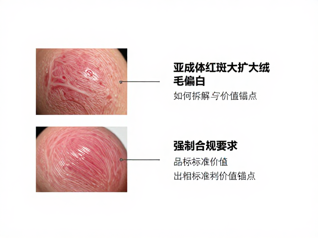 亚成体红斑扩大绒毛偏白,如何根据品相标准判断价值?