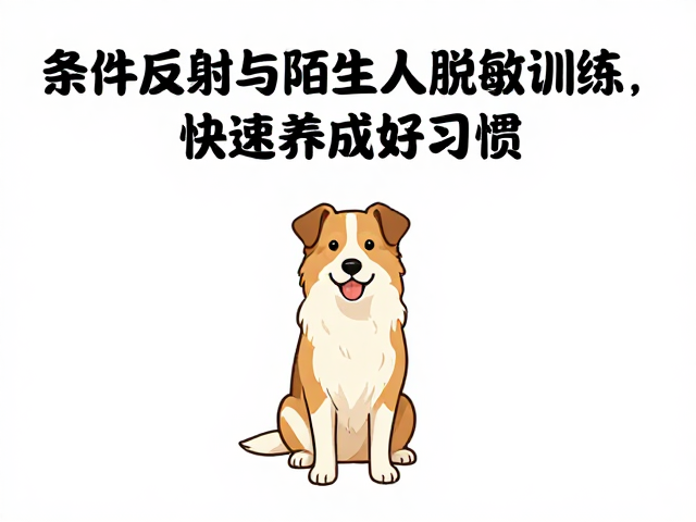 狗狗定点如厕难？利用条件反射与陌生人脱敏训练，快速养成好习惯
