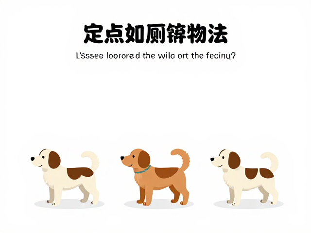 定点如厕训练,3步行为塑造法,让狗狗学会等待与静止