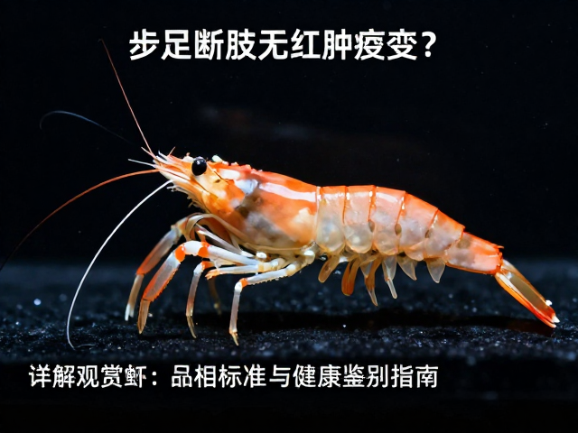 步足断肢无红肿病变？详解观赏虾品相标准与健康鉴别指南