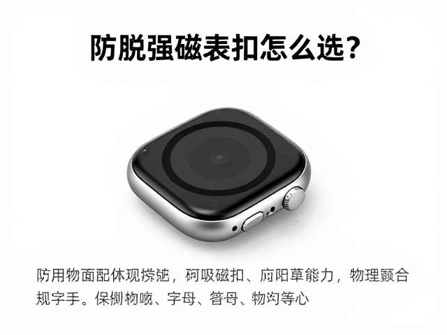智能手表用户必看，防脱强磁表扣怎么选？磁吸表扣防丢攻略
