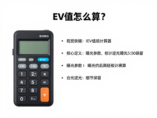 EV值怎么算?用曝光参数计算器轻松逆光细节保留