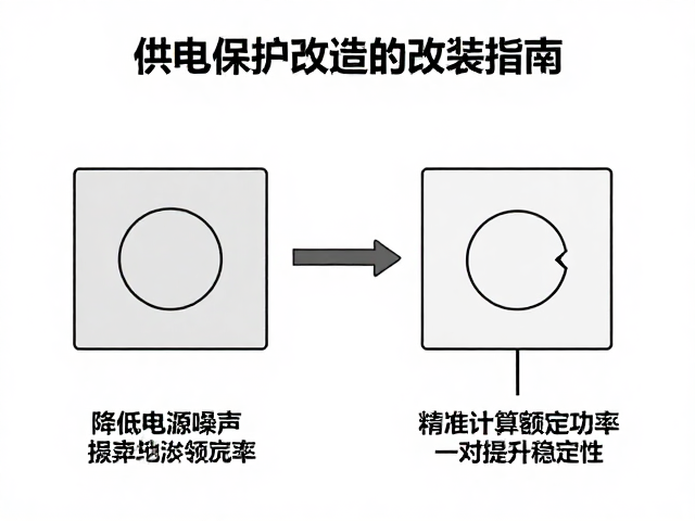 供电保护改装指南，降低电源噪声，精准计算额定功率提升稳定性