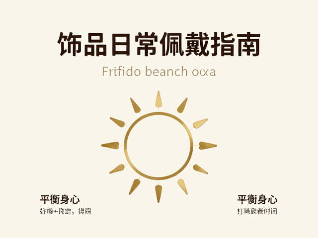 太阳饰品日常佩戴指南,平衡身心,守护每日好运