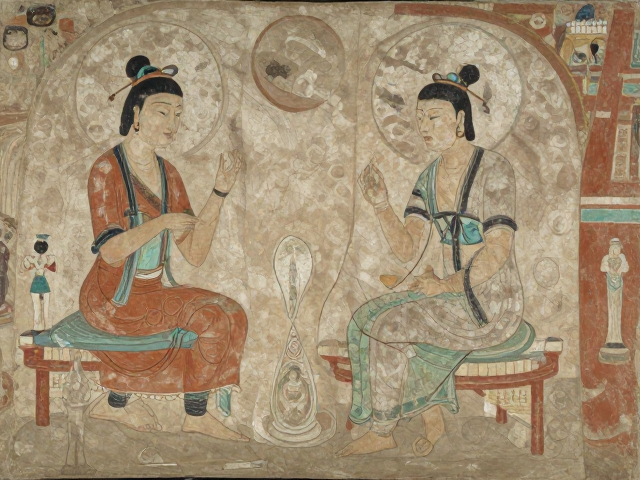 古代蜡彩与坦培拉渊源，矿物研磨技法在石窟保护中的应用