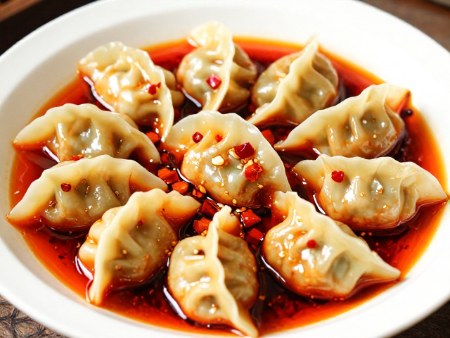 成都家常菜钟水饺，鲜香红油配朝天椒，地道风味做法解析