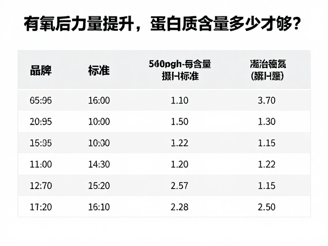 有氧后力量提升，蛋白质含量多少才够？