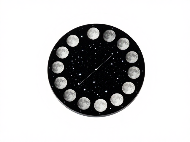 月相盘运转逻辑与星空背景显示,定制专属纪念礼赠