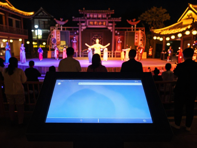 景区常态化演艺,触控屏幕交互实现动态响应灵敏的沉浸式体验