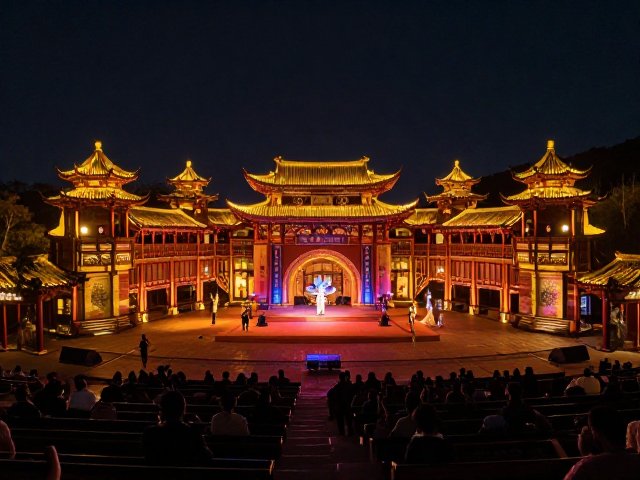 景区常态化演艺如何用DMX灯光同步与场景切换预设打造沉浸式体验