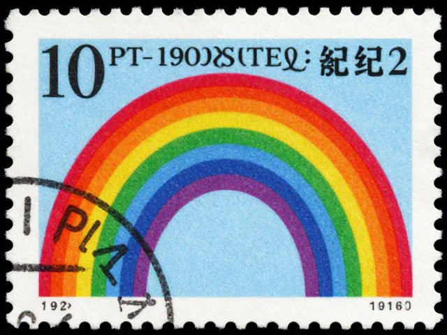 1992-2002编号邮票,替代老纪特功能,彩虹印刷成最大亮点