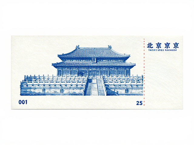 北京一版普票胶印工艺解析，见证名胜古迹的历史印记