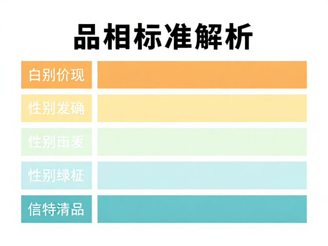品相标准解析，性别特征准确与颜色过渡自然，打造高价值精品