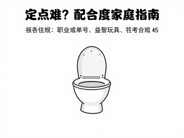 定点如厕难?高配合度家庭指南,益智玩具辅助攻略