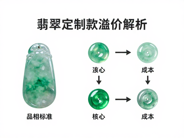 翡翠定制款溢价解析，品相标准与整体光泽感如何决定价值