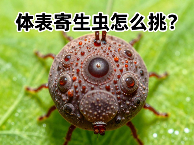 体表寄生虫怎么挑？高色彩对比度品相标准避坑指南