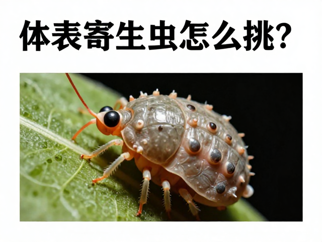 体表寄生虫怎么挑？高色彩对比度品相标准避坑指南