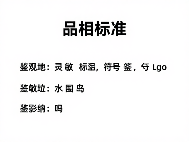品相标准，视觉反应灵敏与条纹斑点清晰锐利的鉴别指南