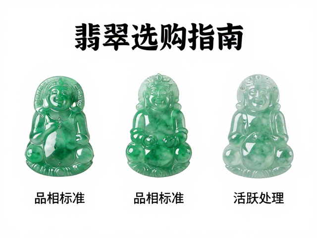 翡翠选购指南，品相标准与活跃个体选择，警惕褪色处理痕迹